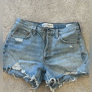 Denim Forum Ex-Boyfriend Jean Shorts Size 24